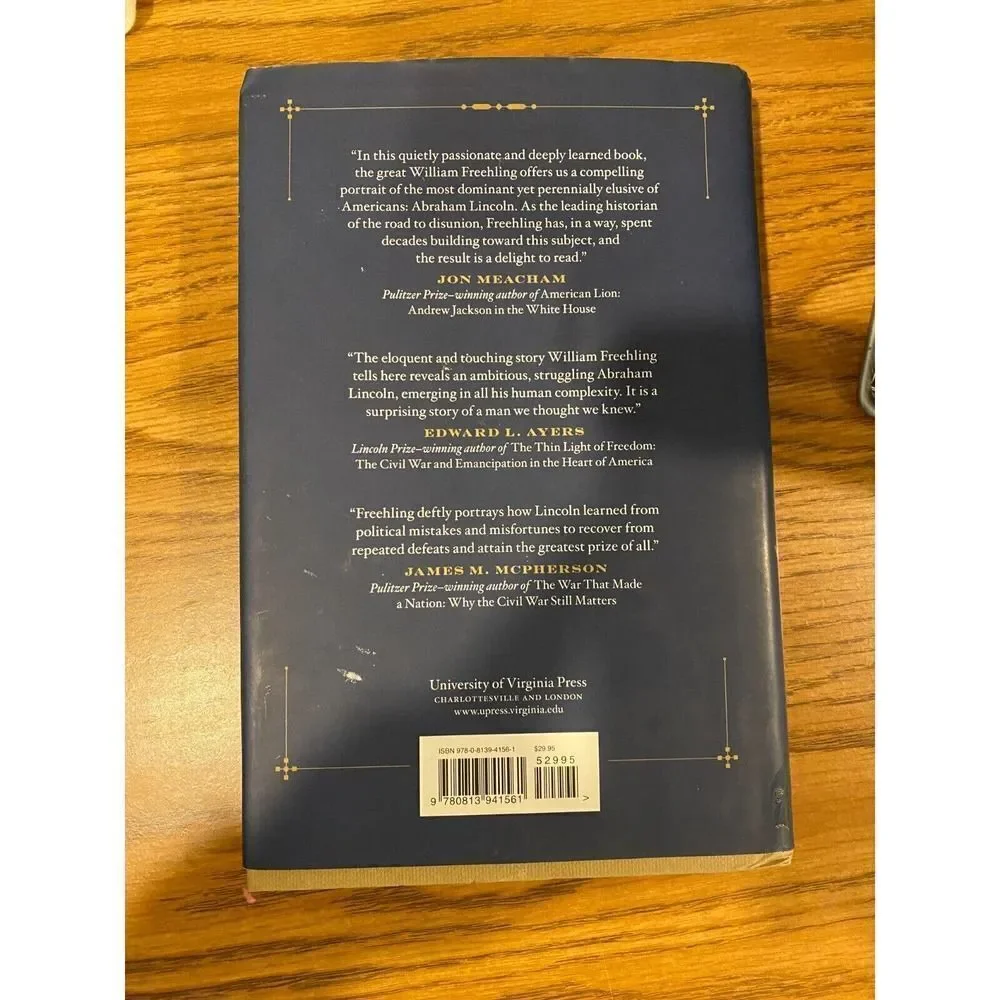 Becoming Lincoln, Freehling, William W., Very Good Book Hard Cover